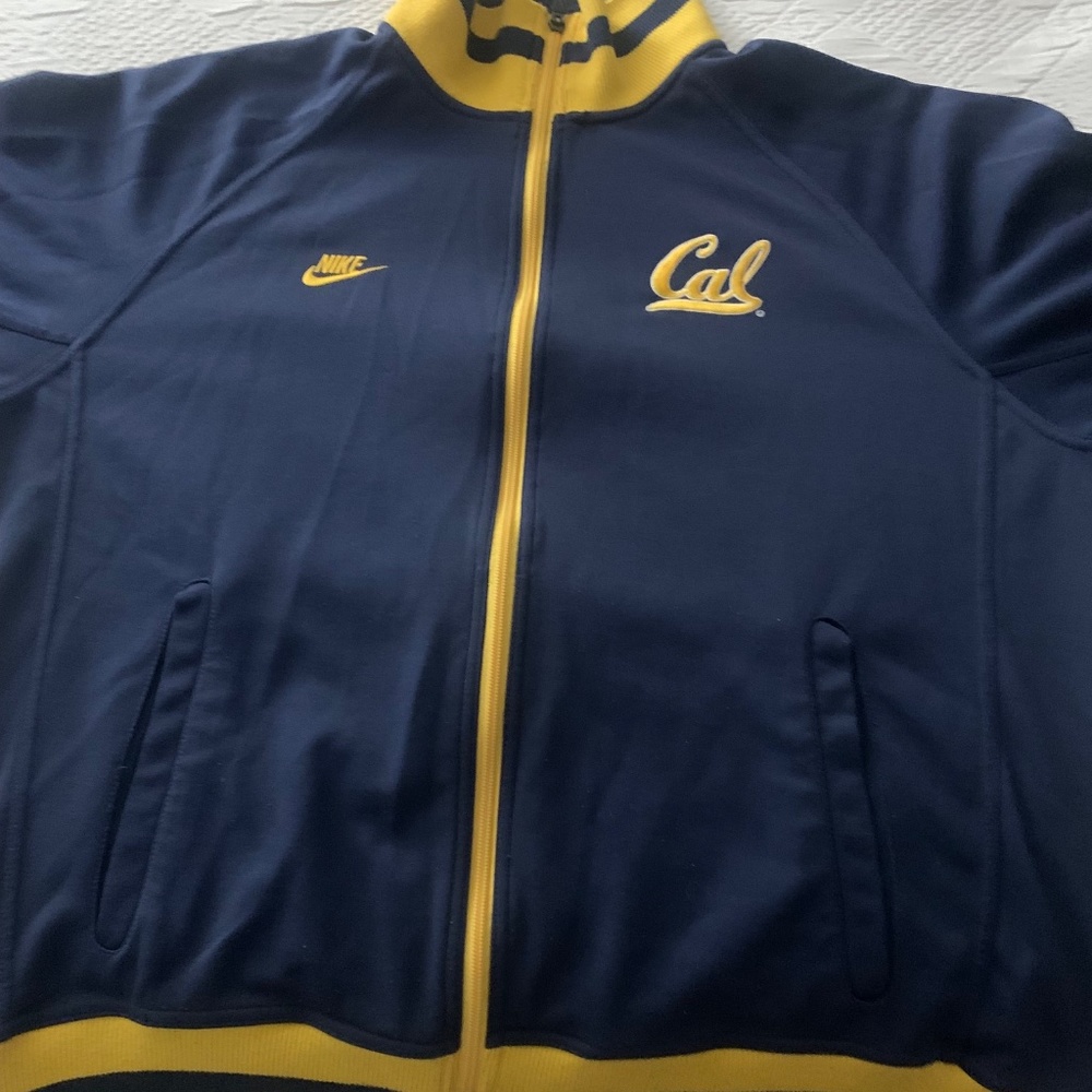 Nike vintage logo Cal Bears track zip up jacket
